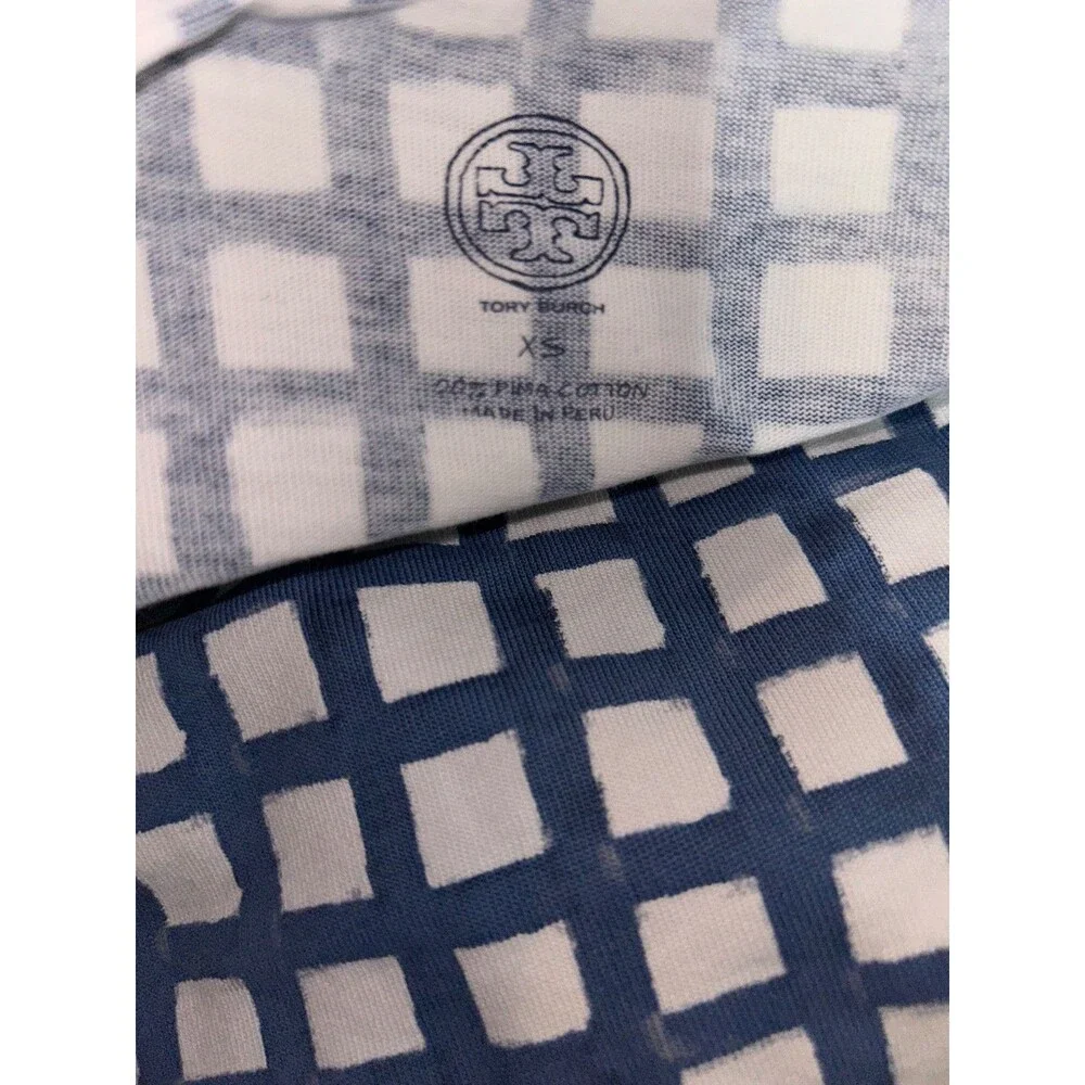 Tory Burch Women’s Long Sleeve T-Shirt Top size XS Pima Cotton Boat Neck Neck